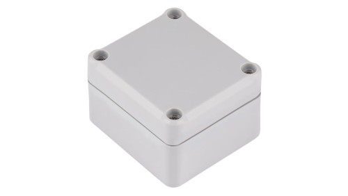 Z117SJ-IP67 TM ABS - Obudowa hermetyczna Z117 jasna z uszczelką zalewaną i tulejkami mosiężnymi ABS