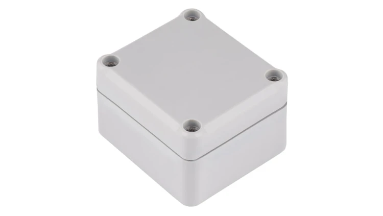 Z117SJ-IP67 TM ABS - Obudowa hermetyczna Z117 jasna z uszczelką zalewaną i tulejkami mosiężnymi ABS