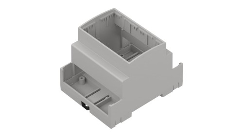 ZD1004J ABS V0 - Obudowa modułowa na szynę ZD1004 jasna ABS V0
