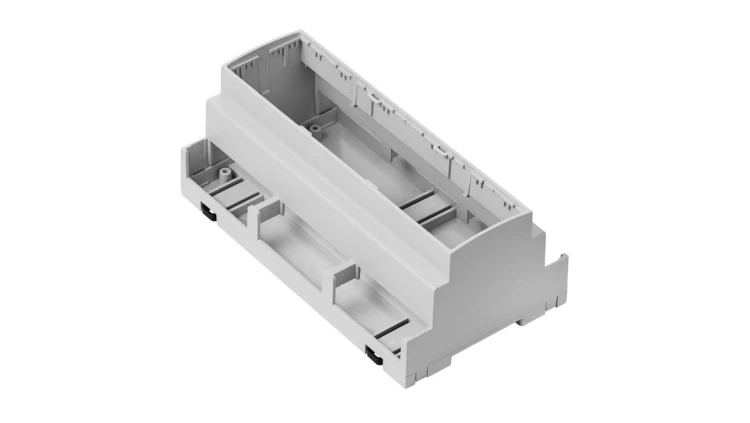 ZD1009J ABS V0 - Obudowa modułowa na szynę ZD1009 jasna ABS V0