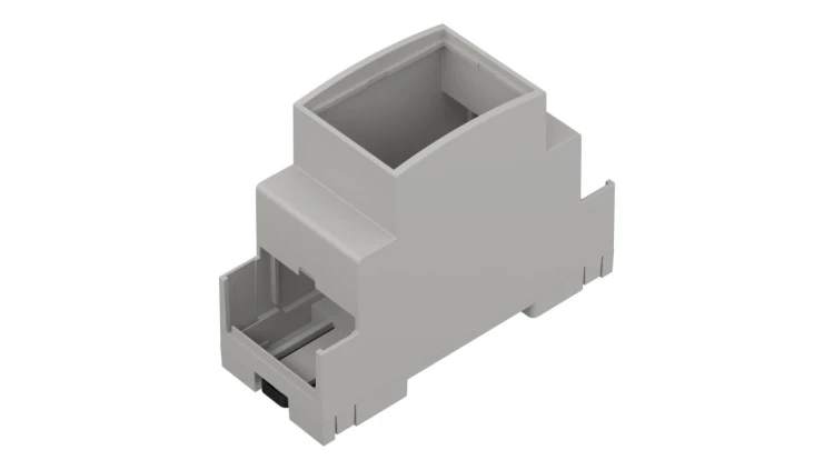 ZD1002J PC ABS V0 - Obudowa modułowa na szynę ZD1002 jasna pc/abs v0