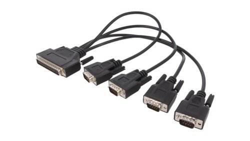 4-portowa RS-232 PCIe Karta komunikacyjna z zabezpieczeniem przeciwprzepięciowym PCIE-1610B-AE