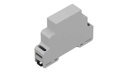 ZD1001J-A0 ABS V0 - Obudowa modułowa na szynę ZD1001-a0 jasna ABS V0