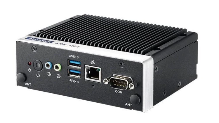 Intel Atom E3940 F1 QC 1.6GHz 2HDMI 62368 adp. ARK-1124H-S6A3