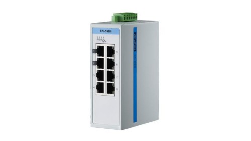 ProView,8-port 10/100Mbps Ind. Switch,-40~75℃ EKI-5528I-AE