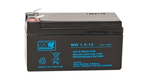 Akumulator 1.3Ah 12V 97*47*59 (T0) 6-9lat MW 1.3-12 MW Power