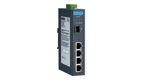 4 GE+1 SFP Przemysłowy niezarządzalny Switch EKI-2725FI-AE