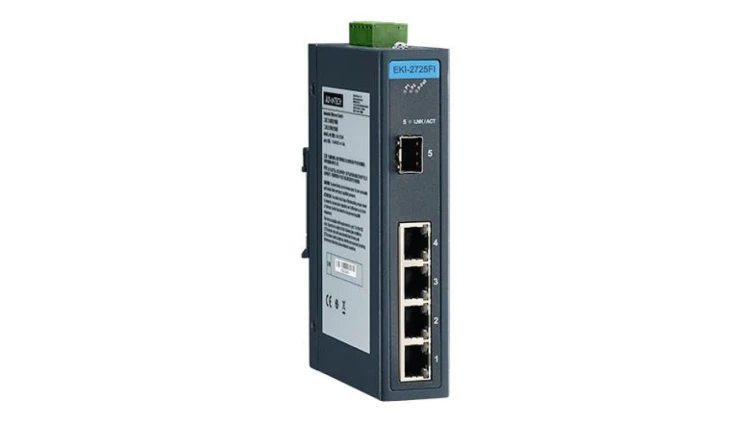 4 GE+1 SFP Przemysłowy niezarządzalny Switch EKI-2725FI-AE