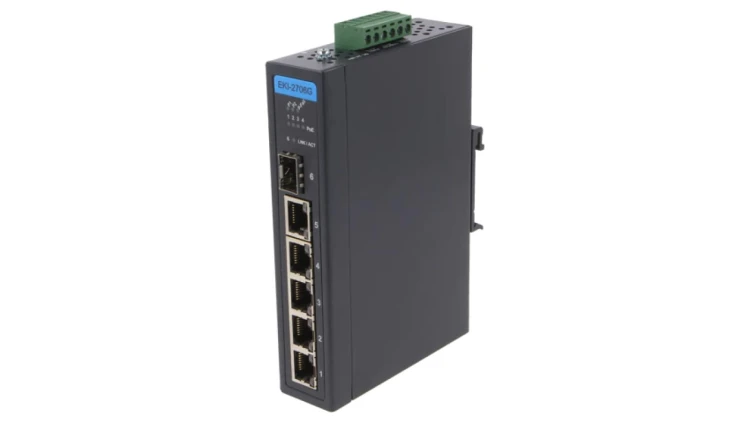 Switch PoE niezarządzalny, 6 porty EKI-2706G-1GFPI-BE