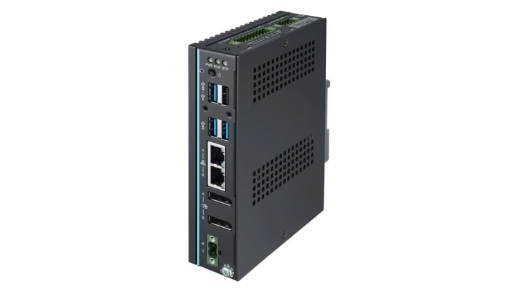 Zintegrowany komputer IPC na szynie DIN o niewielkich rozmiarach z procesorem Intel Atom x6413E 1.5GHz UNO-137-E23BA