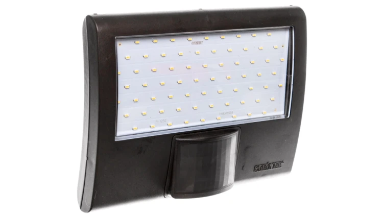 Naświetlacz z czujnikiem Steinel XLED curved LED PIR 9,3W 3000K 862lm IP44 IK03 230V antracytowy / tworzywo sztuczne ST012076