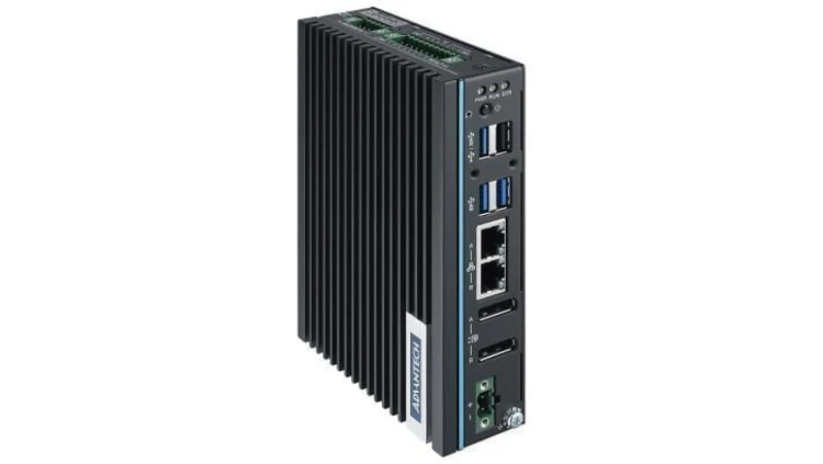 Zintegrowany komputer IPC na szynie DIN o niewielkich rozmiarach z procesorem Intel Atom x6425RE 1.9GHz UNO-137-I23BA