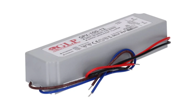 Zasilacz herm. GLP 12V 100W IP67 GPV
