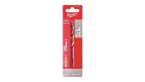 Wiertło do metalu HSS-G kobaltowe walcowane 7x69/109mm RED COBALT MILWAUKEE
