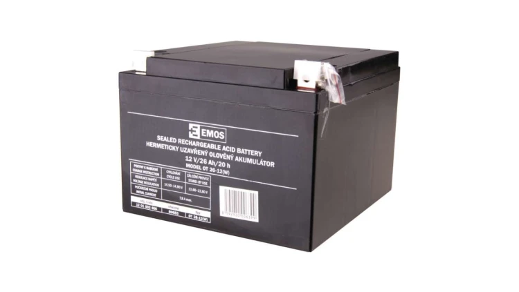 Akumulator ołowiowy AGM 12V 26Ah 12x14 B9683