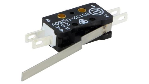 Mikroprzełącznik SNAP ACTION ON-(ON), 2,5A/250VAC 0,3A/220VDC 83 132 S54 AR35.75
