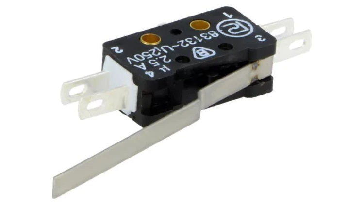 Mikroprzełącznik SNAP ACTION ON-(ON), 2,5A/250VAC 0,3A/220VDC 83 132 S54 AR35.75