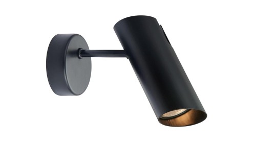 Kinkiet Futuro z regulowanym kloszem czarny na GU10 do nowoczesnego salonu LP-17001/1W BK Light Prestige