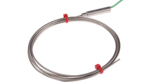 Termopara typ K do +1100C 1.5m kabel 1m, Stal nierdzewna IEC
