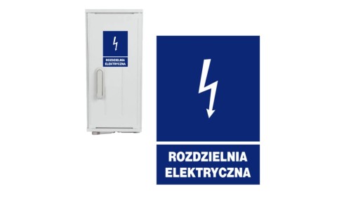 Trytyt Znak elektryczny informacyjny 148x210 ROZDZIELNIA ELEKTRYCZNA ZEI/A-14