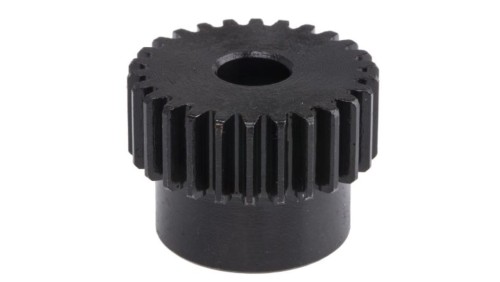 Koło zębate walcowe, moduł: 1, l.zębów: 26, śr. piasty: 22mm, śr. otworu: 8mm, Stal