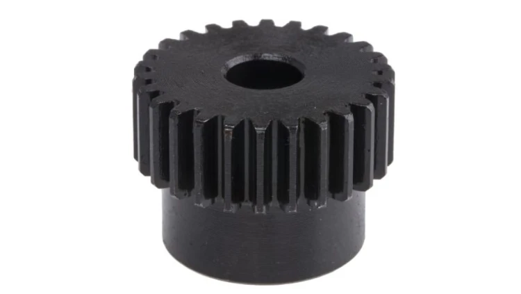 Koło zębate walcowe, moduł: 1, l.zębów: 26, śr. piasty: 22mm, śr. otworu: 8mm, Stal