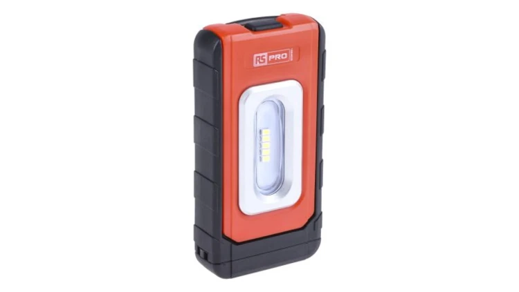 Latarka kieszonkowa akumulatorowa, jasność 400 lm, Litowo-polimerowy IP54 RS PRO 190g