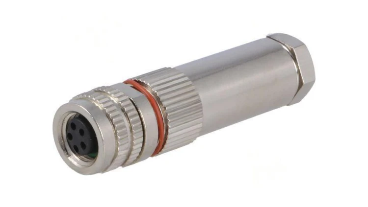 Złącze M8 żeńskie PIN: 5 30V IP67 proste na przewód wtyk 1,5A PXMBNI08FBF05BSC