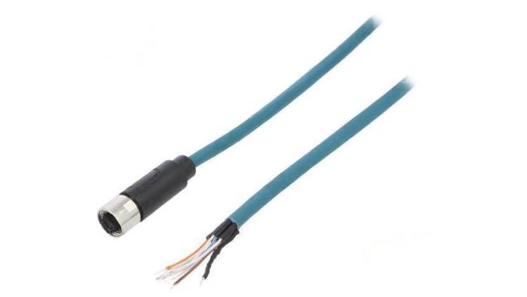 Złącze M12 wtyk żeńskie PIN: 8 proste kod X-ProfiNET 500mA PXPTPU12FBF08XCL010PU