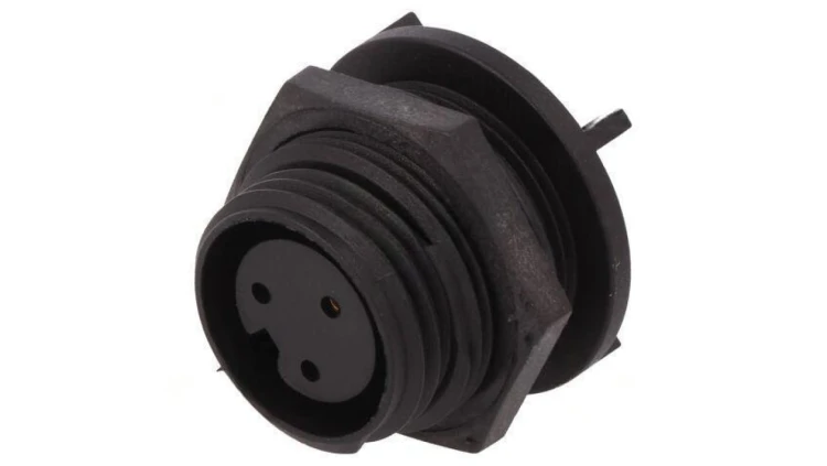 Złącze okrągłe gniazdo żeńskie PIN: 3 250V Buccaneer 400 IP68 PX0413/03S/PC