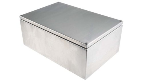 Szafka ścienna rozdzielcza, materiał: Stal nierdzewna typu 304, IP66, 200 x 300 x 120mm, RS PRO