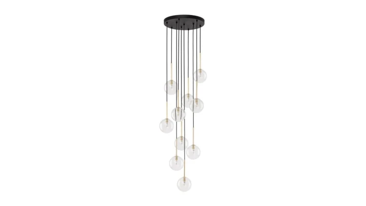 Lampa wisząca z transparentnymi, szklanymi kloszami NILOS 10xG9 5944 TK Lighting