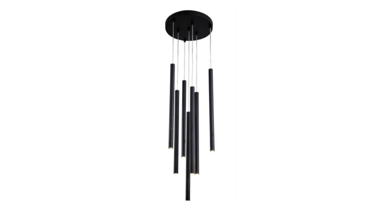 Lampa wisząca czarna LUNGO 7 LP-894/7P BK Light Prestige
