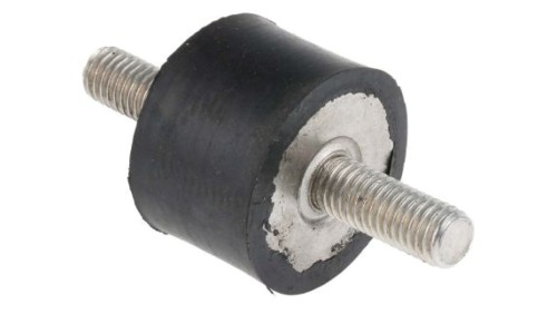 Mocowanie antywibracyjne, M8, Ø 30mm, H 20mm, 47.2 55 Shore A, RS PRO