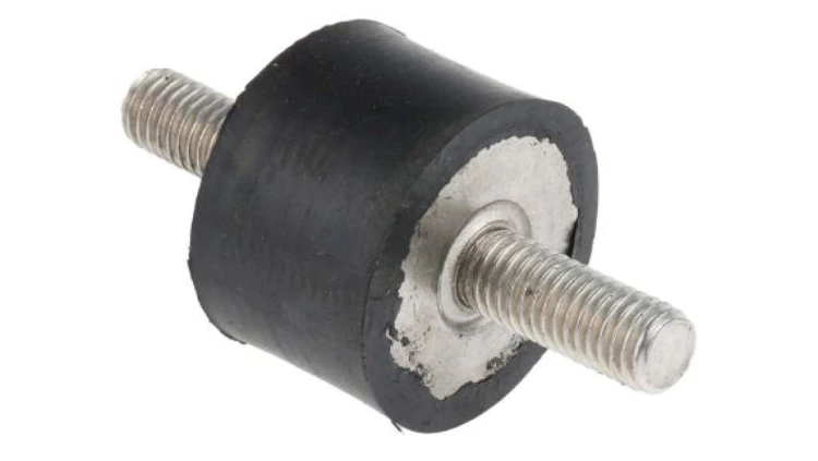 Mocowanie antywibracyjne, M8, Ø 30mm, H 20mm, 47.2 55 Shore A, RS PRO