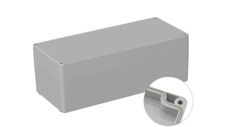 Obudowa ogólnego użytku ekranowana Szary IP66 Silikon, 150 x 340 x 120mm, RS PRO 5U3