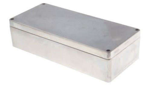 Obudowa Srebrny IP66 Neopren, 360 x 160 x 90mm, RS PRO