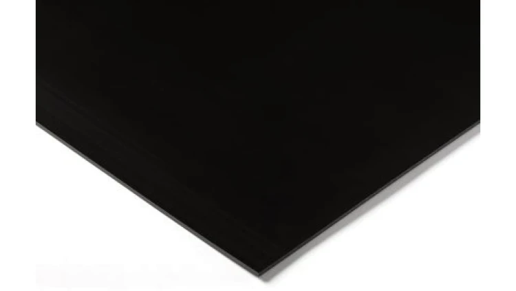 Arkusz tworzywa sztucznego Czarny, 1000mm x 500mm x 10mm