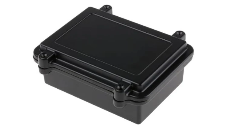 Obudowa ekranowana Czarny z kołnierzem IP67 Silikon, 152 x 112 x 55mm, RS PRO