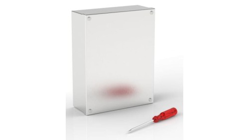 Obudowa do adaptacji, Stal nierdzewna 304 Satynowy 0 Knockouts 280mm x 220 mm x 85mm RS PRO