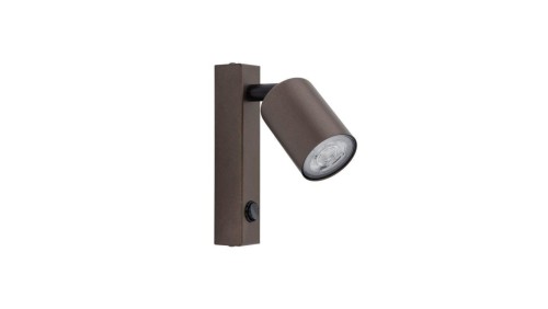 Kinkiet lampa brązowa ścienna z włącznikiem TOP BROWN 4872 TK Lighting