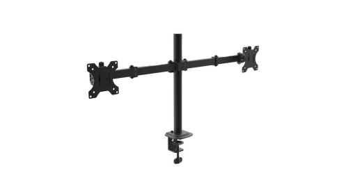 Uchwyt biurkowy na dwa monitory AK-MB-02 ramiona 2x10kg VESA 75x75mm / 100x100mm 15-32