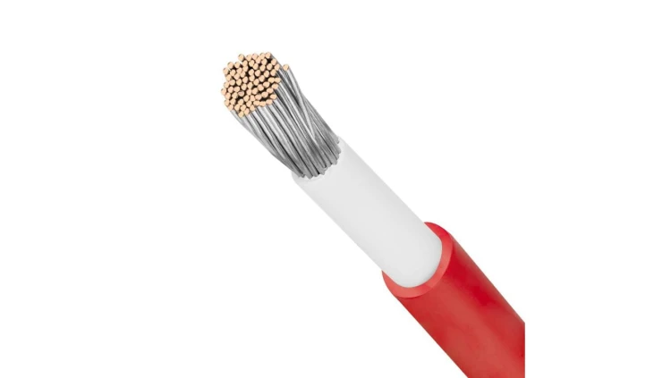 Kabel solarny H1Z2Z2-K PV1-F 1,0/1,5kV 4 czerwony LSOH zewnętrzny, do ziemi NEKU 5m