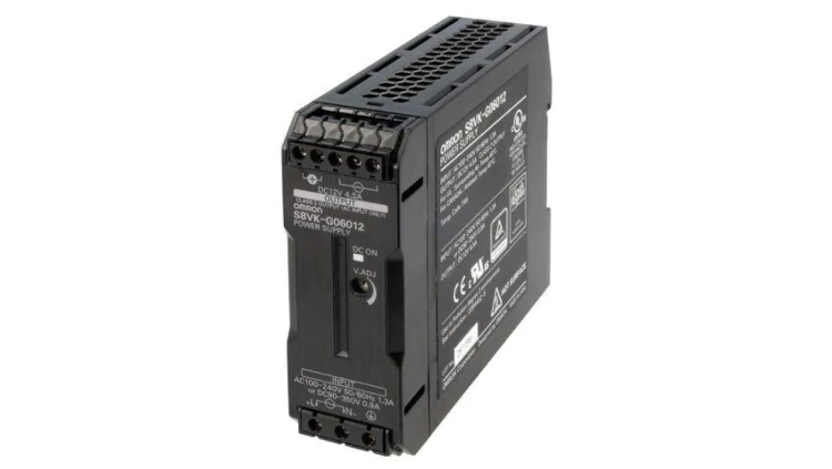 Zasilacz: impulsowy na szynę DIN 60W 12VDC 4,5A 85÷264VAC S8VK-G06012