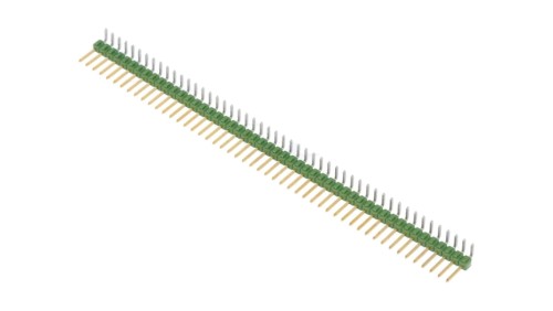 Listwa kołkowa kołkowe męskie 50-pin kątowe 90 2,54mm THT 5-826631-0
