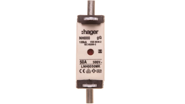 Wkładka bezpiecznikowa NH000 50A gG 500V WT-000 LNH0050MK