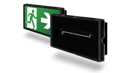Oprawa ewakuacyjna/awaryjna VELLA SO 125 NM 1H MT IP65 BLK + (VD3, VD4, VD5) / 93660