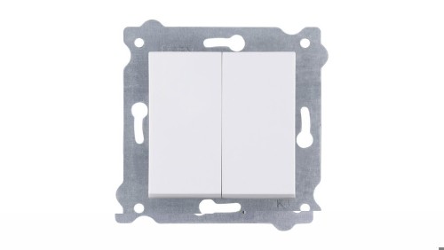 Łącznik podwójny Biały 250V 10A 202/01 EXEN
