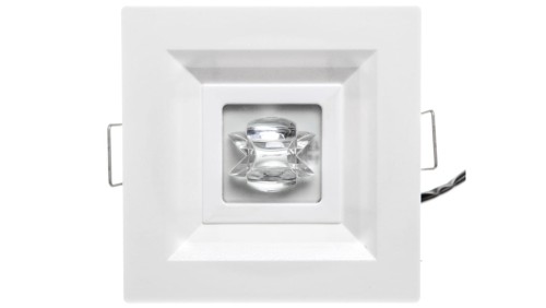 Oprawa awaryjna LOVATO P ECO LED 1W 125lm (opt. koryt.) 3h jednozadaniowa biała LVPC/1W/E/3/SE/X/WH