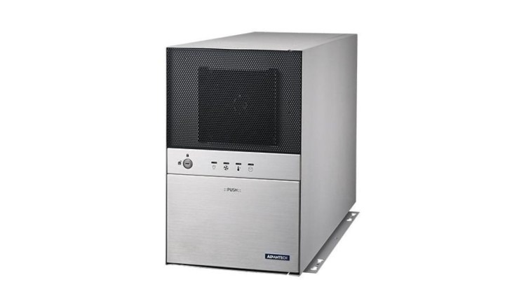 Obudowa do montażu na biurku/ścianie dla płyty głównej ATX/MicroATX z dwoma zatokami dysków 3,5 Hot-Swap IPC-7130-00B